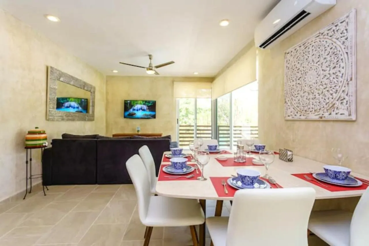 Charming Nature-Inspired Condos With Sultry Surroundings By Stella Rentals Tulum Appartement